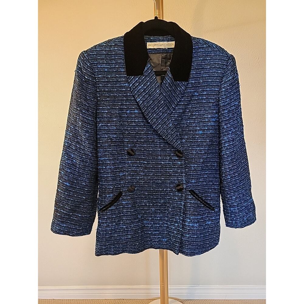Vintage Anne Crimmins for Umi Collections Long Sleeve Blazer Women's 10